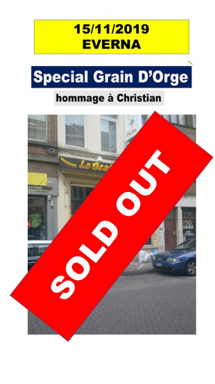 Soirée spéciale Grain d'Orge : Hommage à Christian 15/11/2019