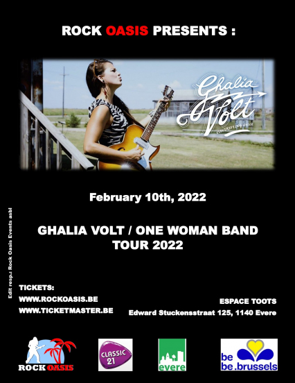 GHALIA VOLT / ONE WOMAN BAND TOUR 2022